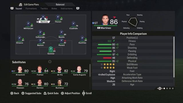 EA FC 24 - BEST INTER Formation, Tactics and Instructions