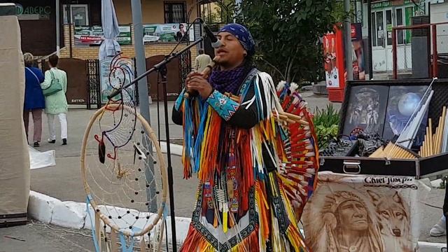 Индеец из Эквадора Edison - No Te Rindas. Концерт на празднике День города Муром 3.08.2019