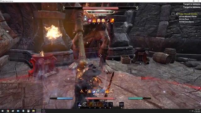 Blessed Crucible normal mode soloing Grunt the Clever.