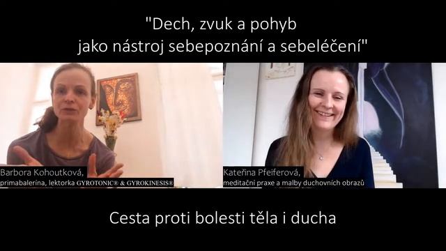 Exkluzivní host - primabalerina Barbora Kohoutková POHYB, DECH, ZVUK
