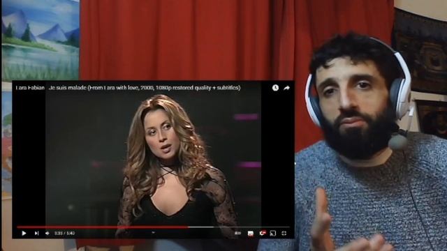 REACTION to LARA FABIAN  - Je suis Malade (2000) Live