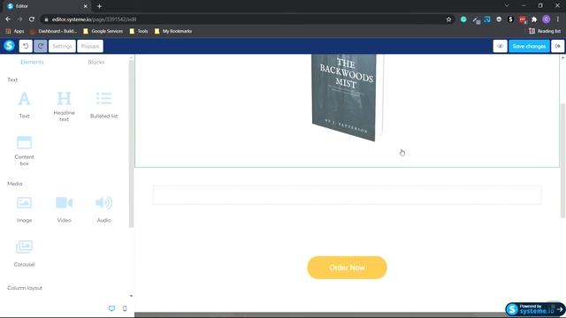Create a Landing Page In Systeme.io For Free