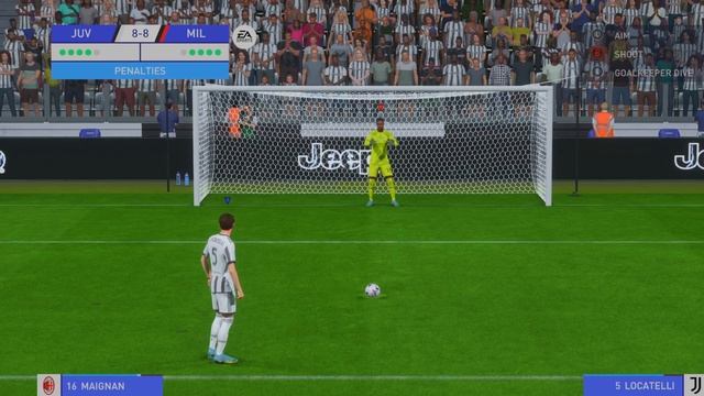 Juventus vs AC Milan | Penalty Shootout 2023/24 | FIFA 23 Gameplay