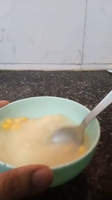 Sweet Corn 🌽 vegetable Soup# Shorts # youtubeshorts👍🔔