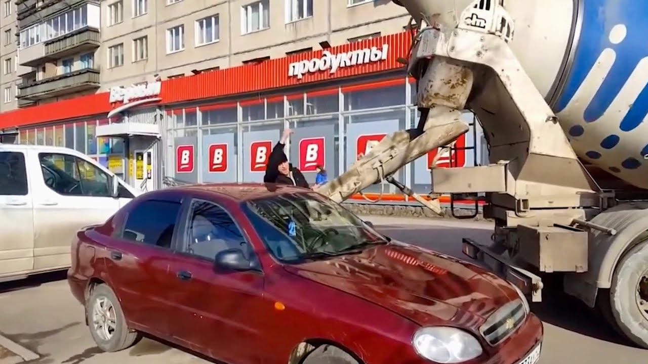Мгновенная карма снятая на камеру.