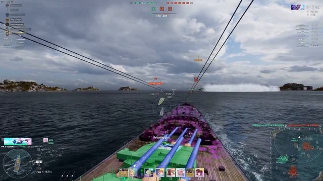 World of Warships Clan Battle (Season 20) “Salamander” [WIB] vs [JAWS-]