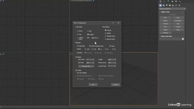 16_1 - Setting frame rate in Time Configuration