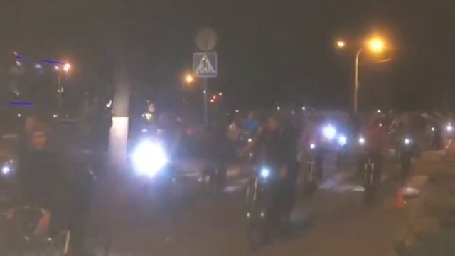 Пятый ночной велопробег в Жуковском