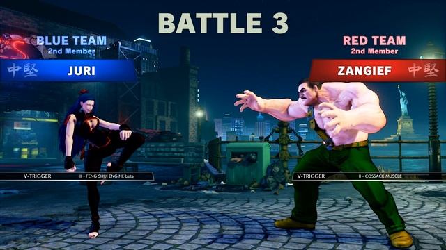 Street Fighter V AE Ibuki/Juri/Sakura vs Cody/Zangief/Kolin PC Mod