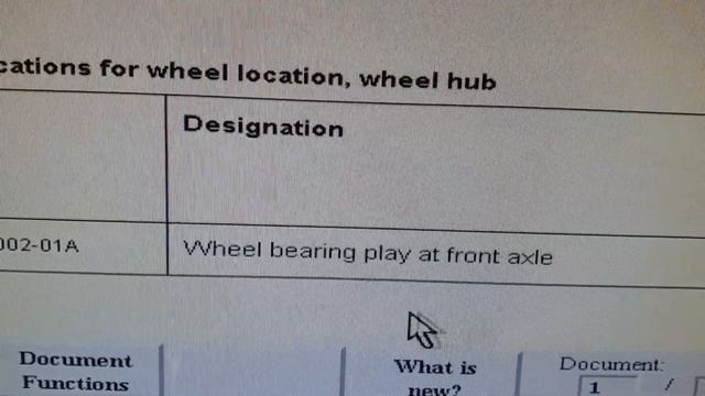 Mercedes Benz W211 E320 CDI Elegance Front Wheel Bearing Axial Play Adjustment