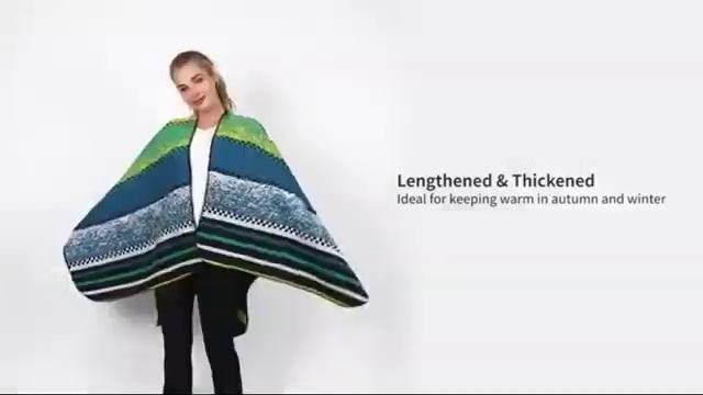 Cape and Scarf  2 in 1, stylish and warm, one meet all needs in ATARNI.COM