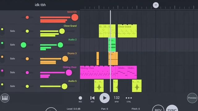 just messing around in FL studio mobile