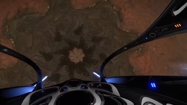 Elite Thargoid Base 8: Surface site scope and scale 2