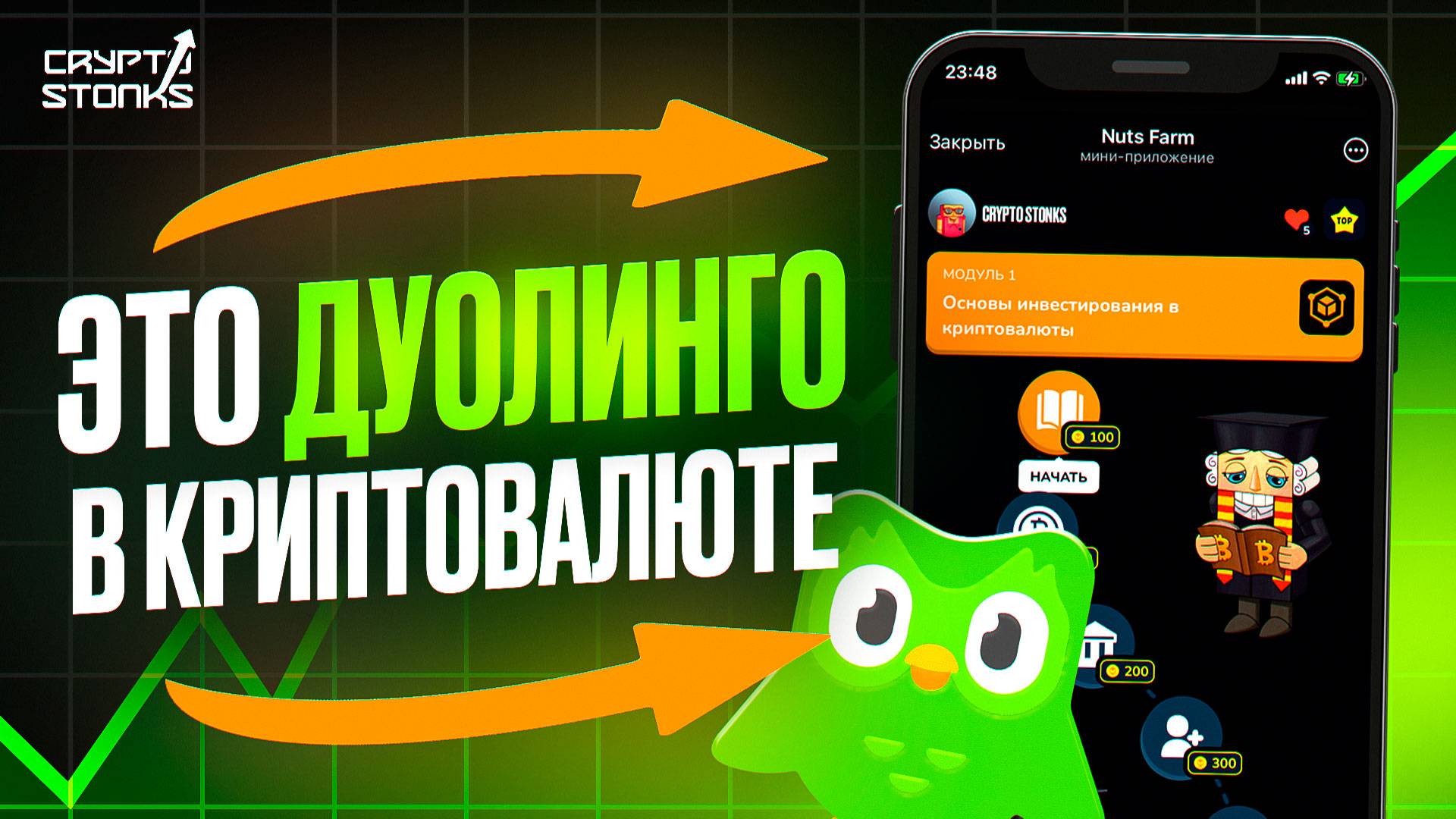КУРС ПО КРИПТЕ в стиле ДУОЛИНГО — бесплатно и с нуля [2025]