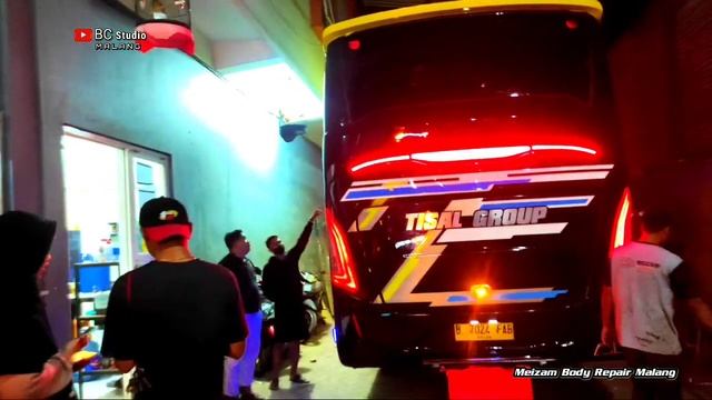 Pengecatan Bus Tisal Trans