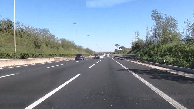 [Cam on board] Roma. G.R.A. Grande Raccordo Anulare. Da Via Salaria Bel Poggio a Via Tiburtina.
