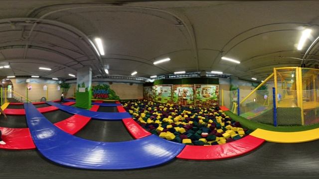 Детский парк развлечений JOKI JOYA 4к видео 360 панорама vr video Батут Питерлэнд