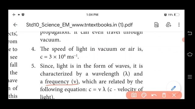 Xth Physics(Unit-2: Optics) Properties of light and Refraction of light.