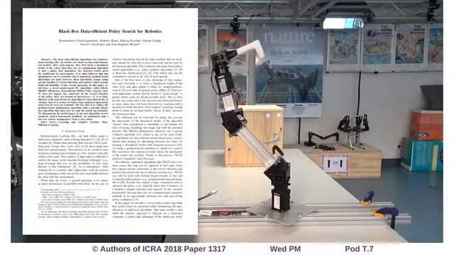 Using Parameterized Black-Box Priors to Scale up Model-Based Policy Search for Robotics