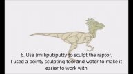 Custom Ark Raptor Sculpture + How I made it.