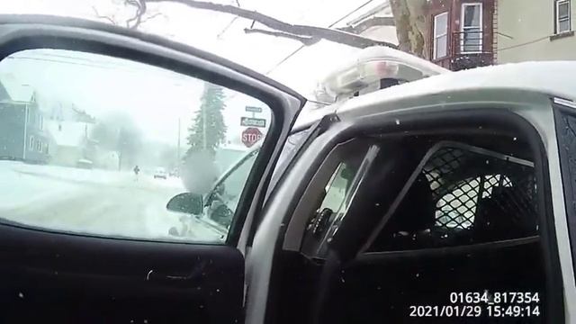 Police pepper spray little girl 9 years old handcuffed in back of squad car