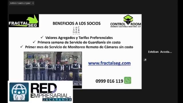 Red empresarial Club Jacaranda transmisión 1 de octubre 2020