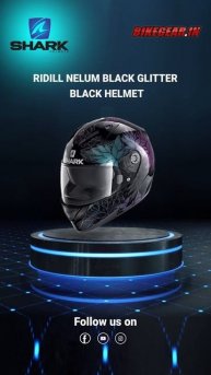 Buy Online Shark Helmets in India | Bikegear.in