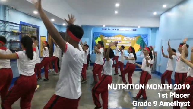 GRADE 9 Amethyst "Nutri Zumba" 1/2 (Nutrition Month 2019)