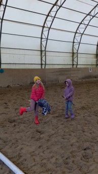 Хоббихорсинг сегодня. Учим движение по стене, в выездковом манеже