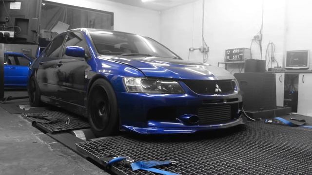Evo 9 dyno run....