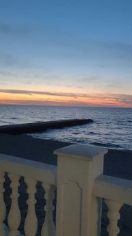 Закат у моря в Севастополе