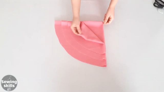 ruffle flare skirt cutting and sewing training | how to make 3-layer ruffle skirt