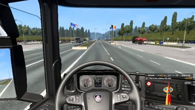 Euro truck simulator 2 || New SCANIA R540 Truck 🚛 || Indian heavy driver 🇮🇳🇮🇳🇮🇳  ETS2
