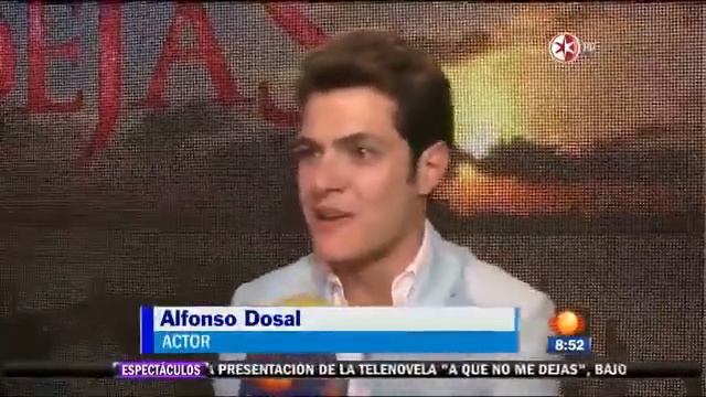 A que no me dejas | Entrevistas al elenco en la presentación