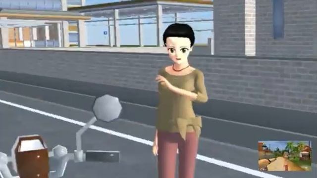 TIRU AKSI KELUARGA SOMAT MOTOR MOGOK - SAKURA SCHOOOL SIMULATOR