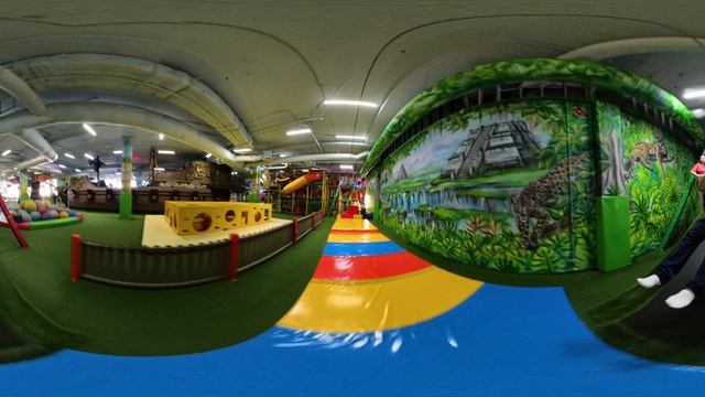 Детский парк развлечений JOKI JOYA 4к видео 360 панорама vr video тарзанка джеки джойн