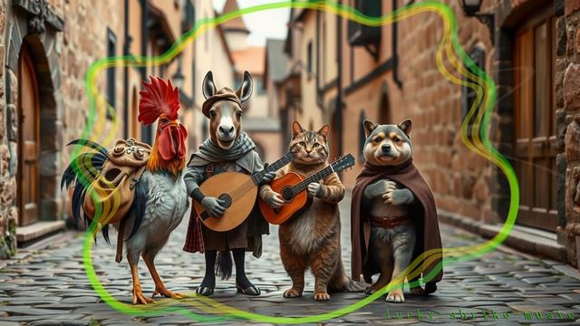 Бременские музыканты - японская версия.