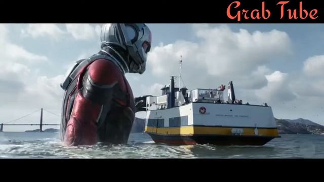 Ant man and the wasp.Leaked ghost fight.Grab Tube.