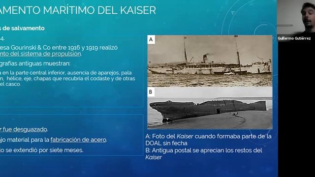 "Arqueologia de Naufragios Históricos en Puerto Madryn" 16-08-20 Charla organizada por AGP