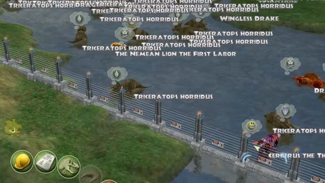 60 triceratops VS hydra cerberus cockatrice neamean lion and dragons