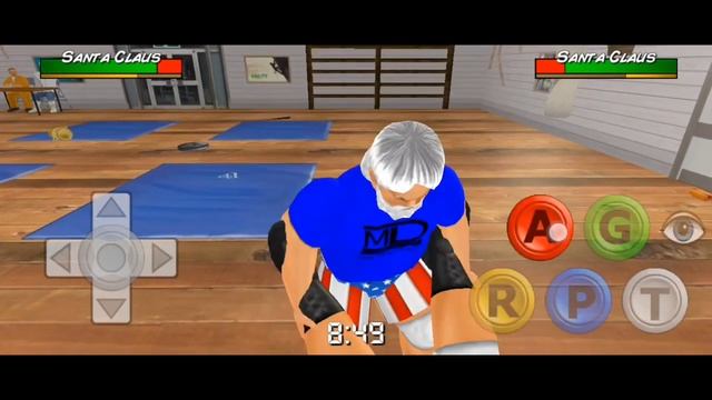 Wrestling Empire Два Санта Клаусы  Толстые угар 😂🤣