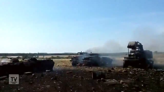 Новороссия.. Ополченцы ведут бои. Запись с места боя.