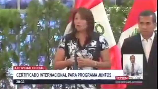 Certificado  Internacional  para programa  Juntos