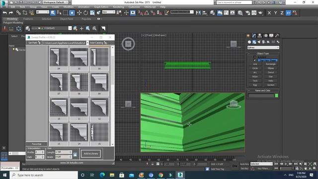 Sweep Profile 3DMAX|| lesson 7#sweepprofile||how to install sweep profile in 3ds max|