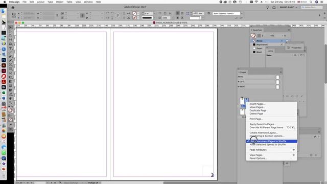 InDesign Sequential page numbering