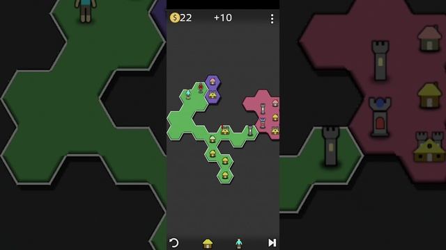 Antiyoy, уровни игроков, Bunker map (hard). Прохождение