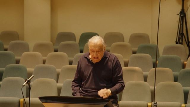 Orchestral Master Class - Zubin Mehta - February 2022