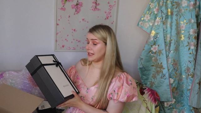 Gucci Unboxing 2020 - Ophidia GG mini bag and Women's rubber slide