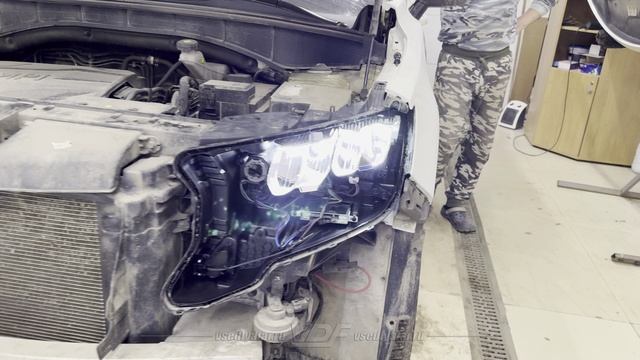Kia Sorento 2020-2023 Замена рефлекторов Ближнего света