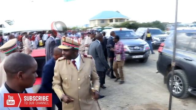 Heavy security Detail for Governor Ole Lenku Protection